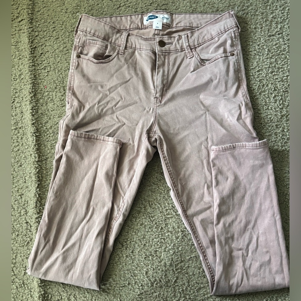 Stylish Gray/pinkish rockstar skinny jeans